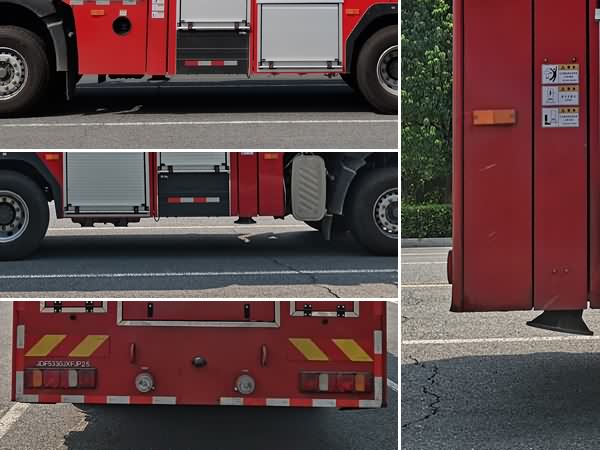 江特牌JDF5330JXFJP25型舉高噴射消防車