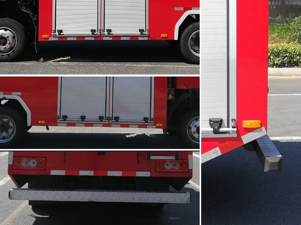 3噸四驅越野森林水罐消防車
